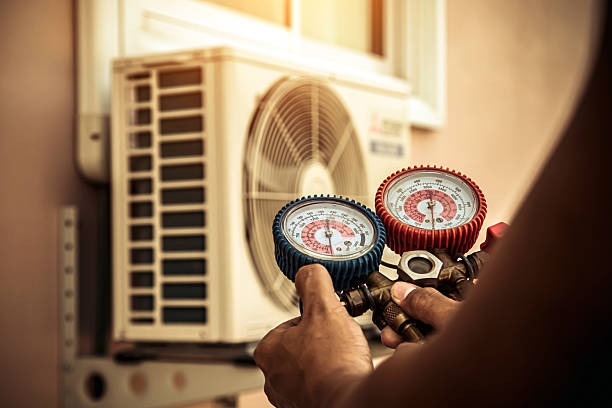 Professional Hvac technician working in Adah, PA